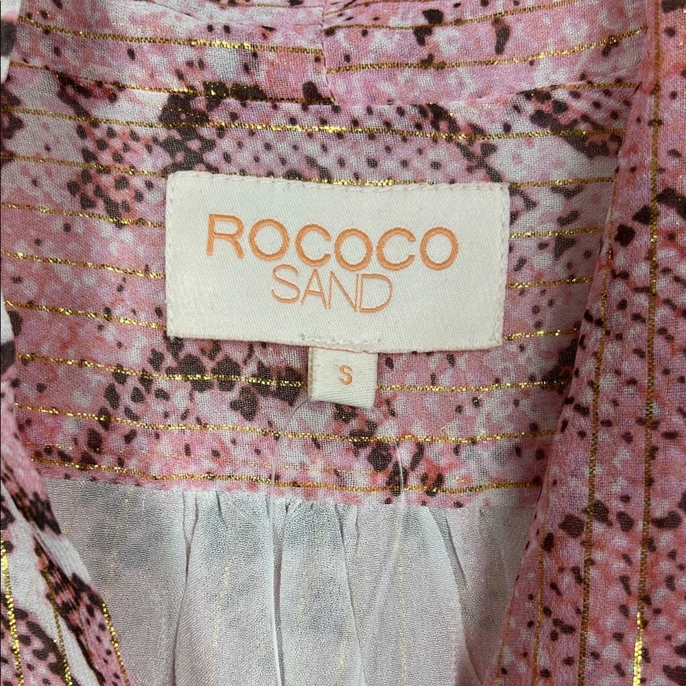 NWT Rococo Sands x Revolve Lexi Pink Snake Print Mini Dress Small - Picture 5 of 12